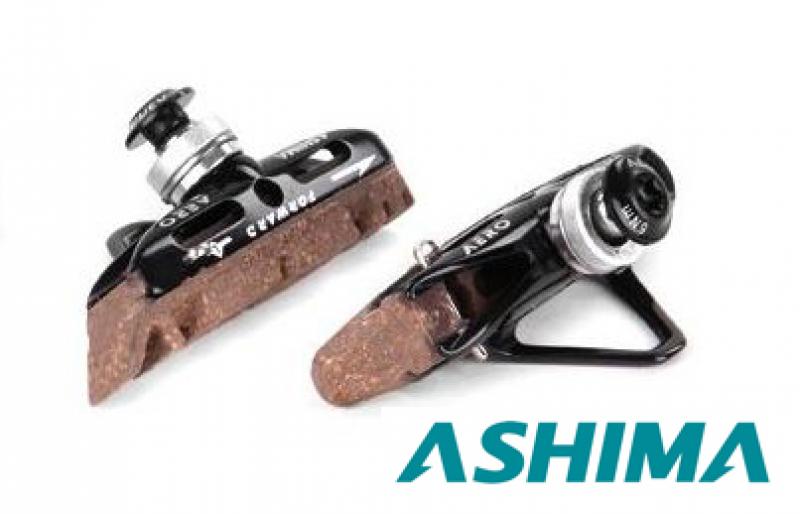 Ashima Aero Bremsschuhe schwarz, für Carbonfelgen